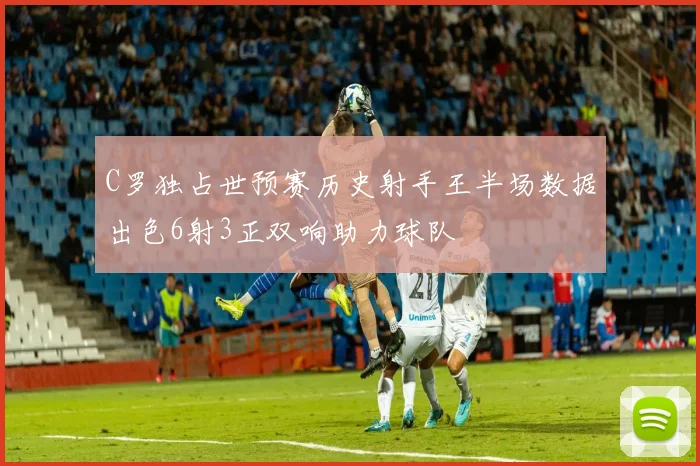 C罗独占世预赛历史射手王半场数据出色6射3正双响助力球队